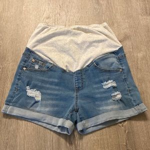 Women’s Maternity Jean Shorts